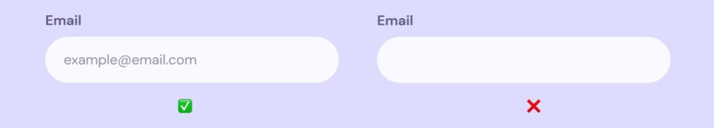 placeholder ux help